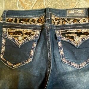 Grace in LA bling flare jeans